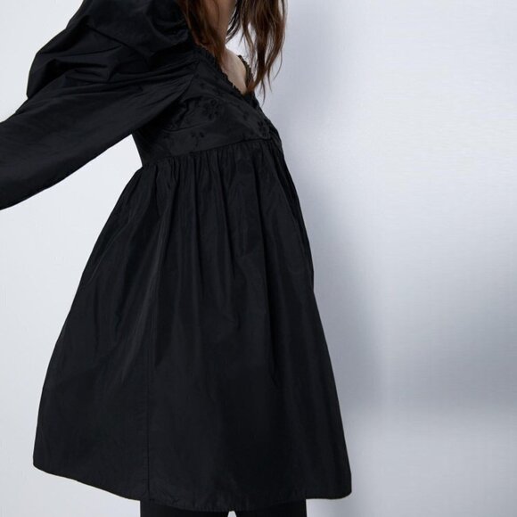 NWT ZARA | Embroidered Mini Dress | Sz. S - Picture 3 of 10